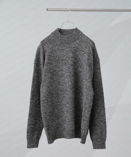 ATON/BABY WOOL MOCKNECK SWEATER (M)