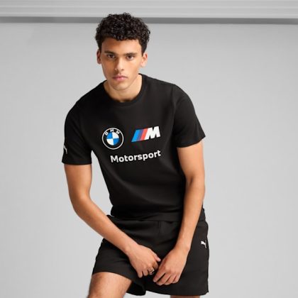 BMW MMS Men's Regular Fit Logo Tee (M)