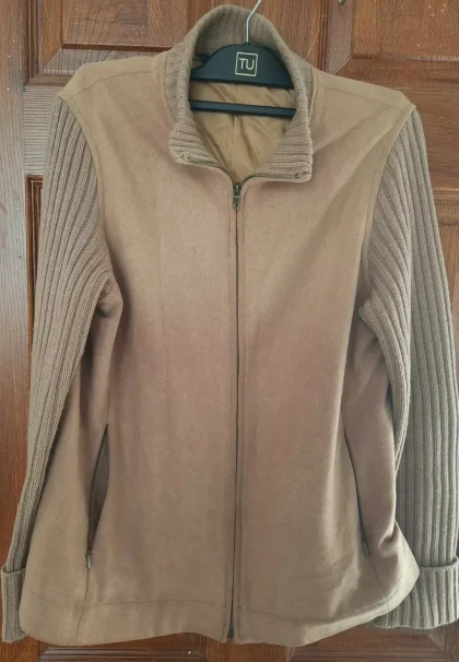 Laura Ashley Zip Up Brown Jacket (S)